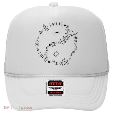 Quantum Mechanics Formula String Theory Maths Universe Hat