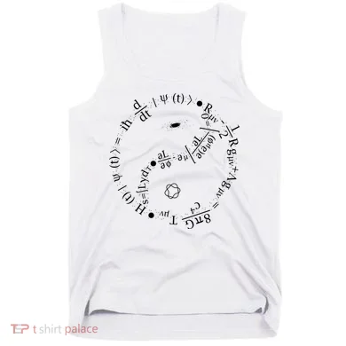 Quantum Mechanics Formula String Theory Maths Universe Tank Top