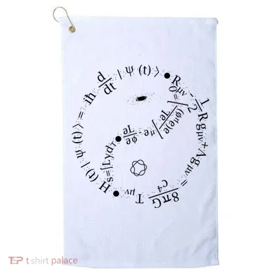 Quantum Mechanics Formula String Theory Maths Universe Golf Towel