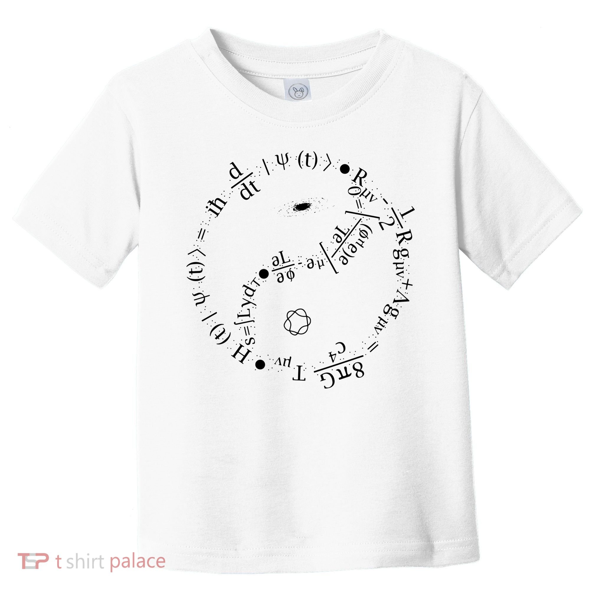Quantum Mechanics Formula String Theory Maths Universe Toddler T-Shirt