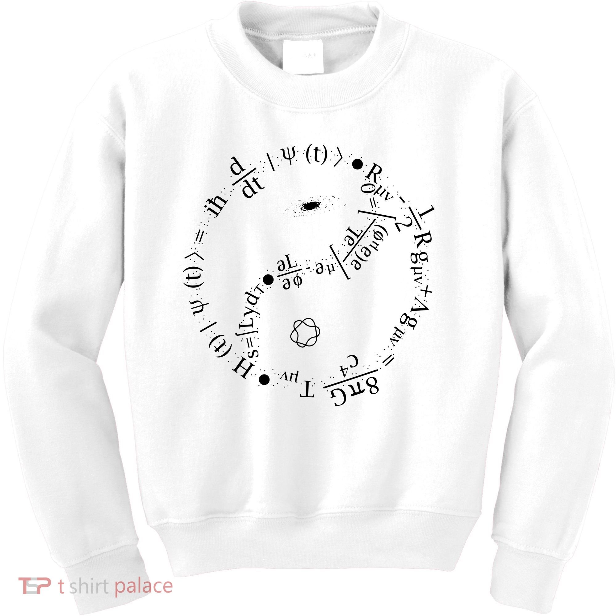 Quantum Mechanics Formula String Theory Maths Universe Kids Sweatshirt