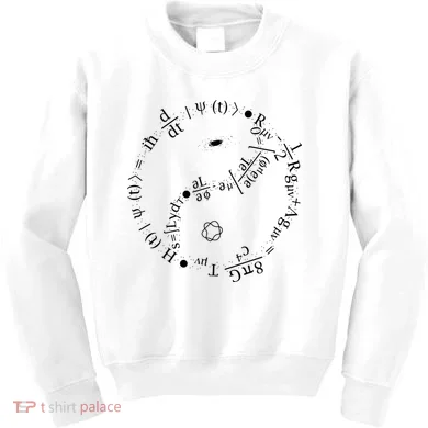 Quantum Mechanics Formula String Theory Maths Universe Kids Sweatshirt