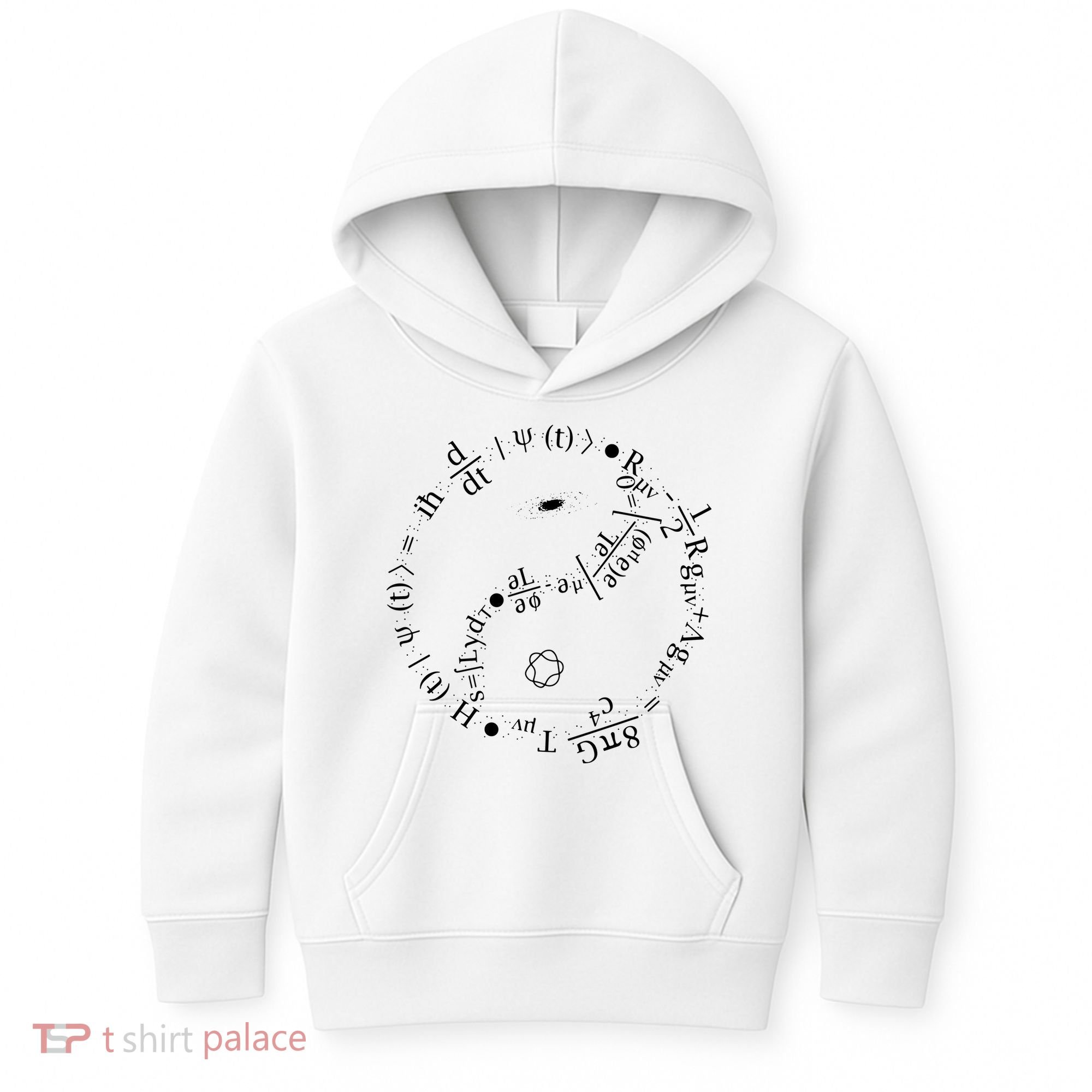Quantum Mechanics Formula String Theory Maths Universe Kids Hoodie