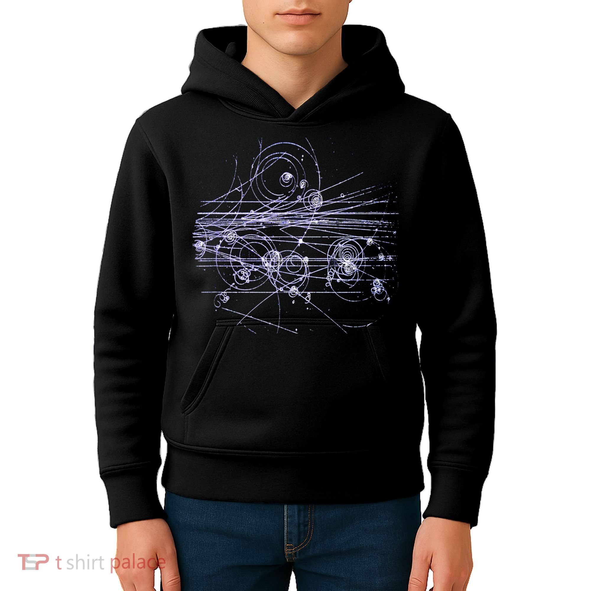 Quantum Mechanics Higgs Boson LHC Particle Physics Scientist Kids Hoodie