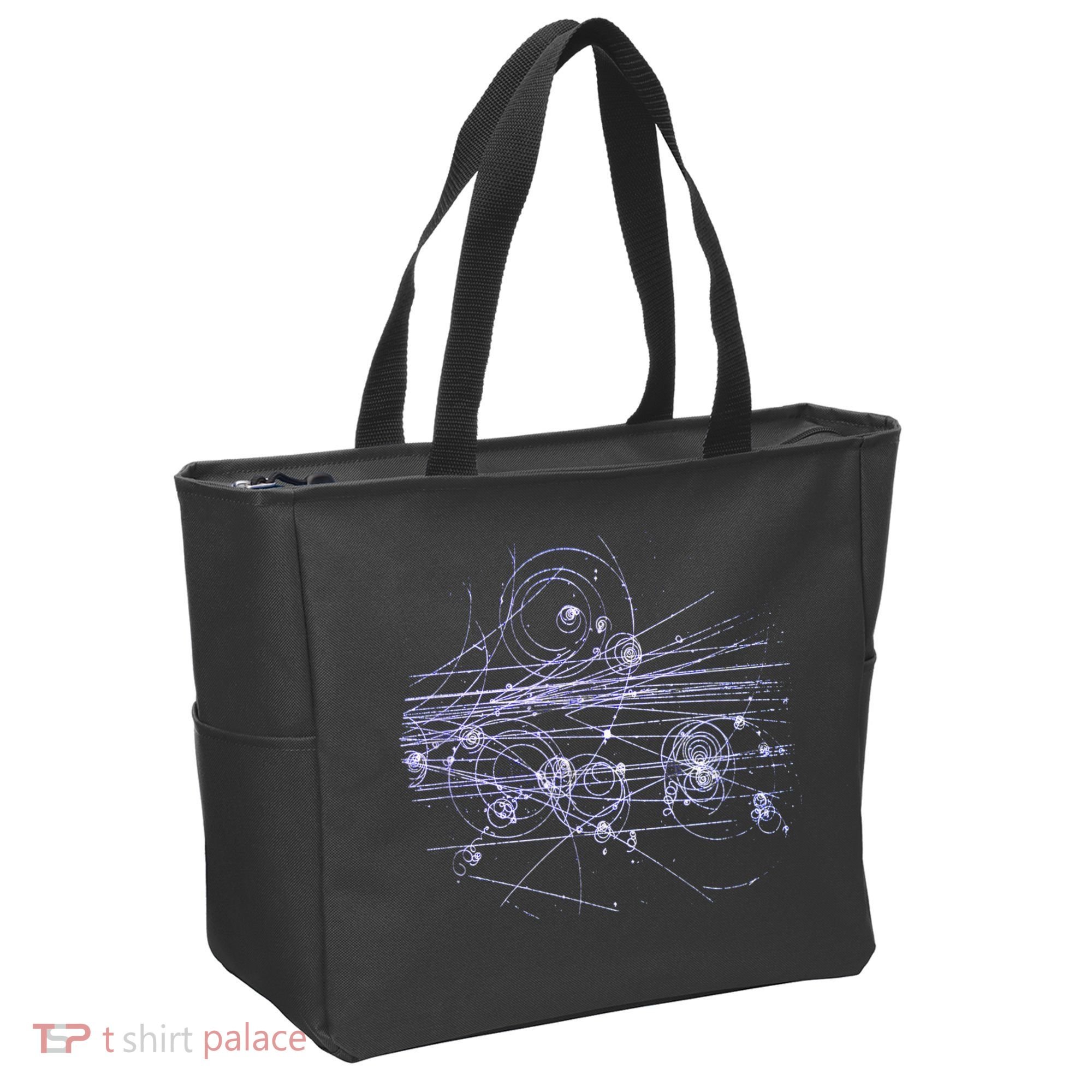 Quantum Mechanics Higgs Boson LHC Particle Physics Scientist Tote Bag