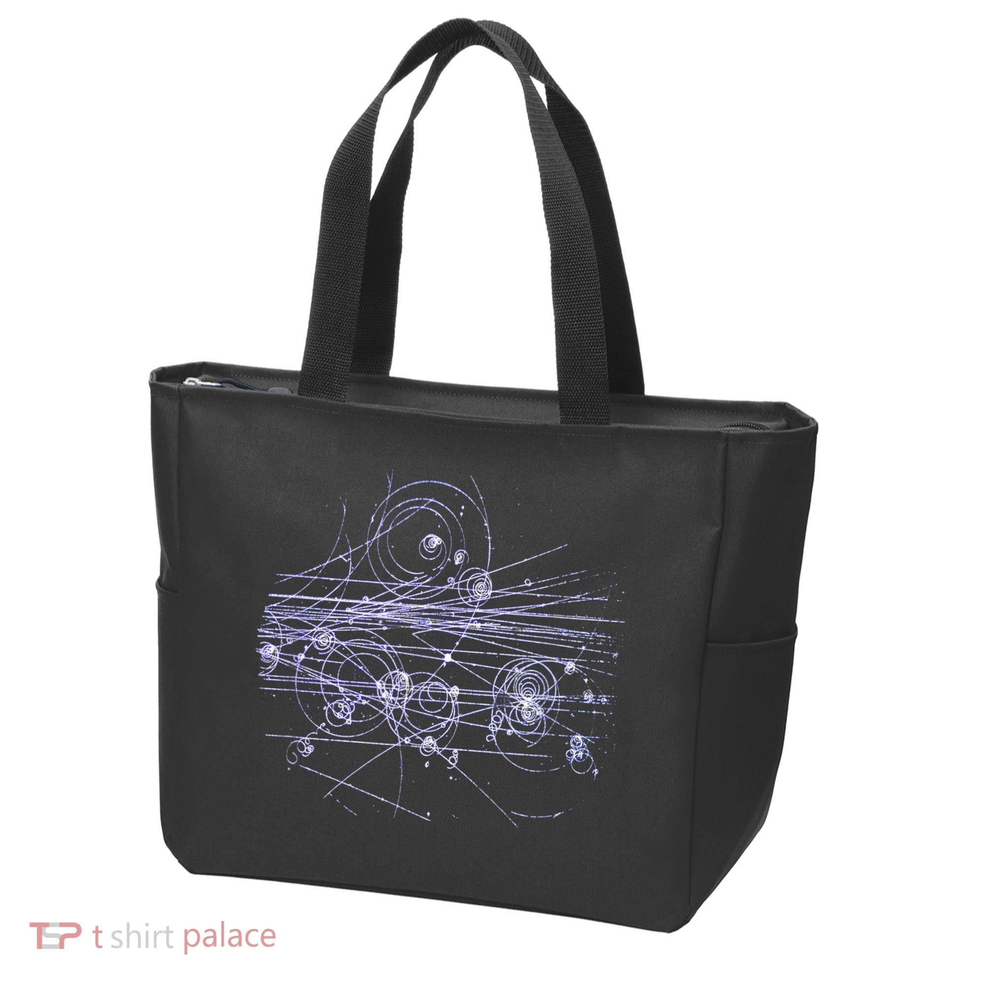 Quantum Mechanics Higgs Boson LHC Particle Physics Scientist Tote Bag