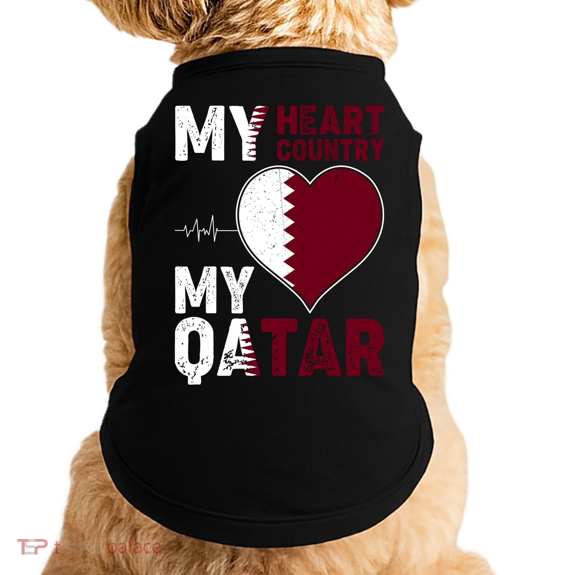 Qatar My Heart My Country Doggie Tank