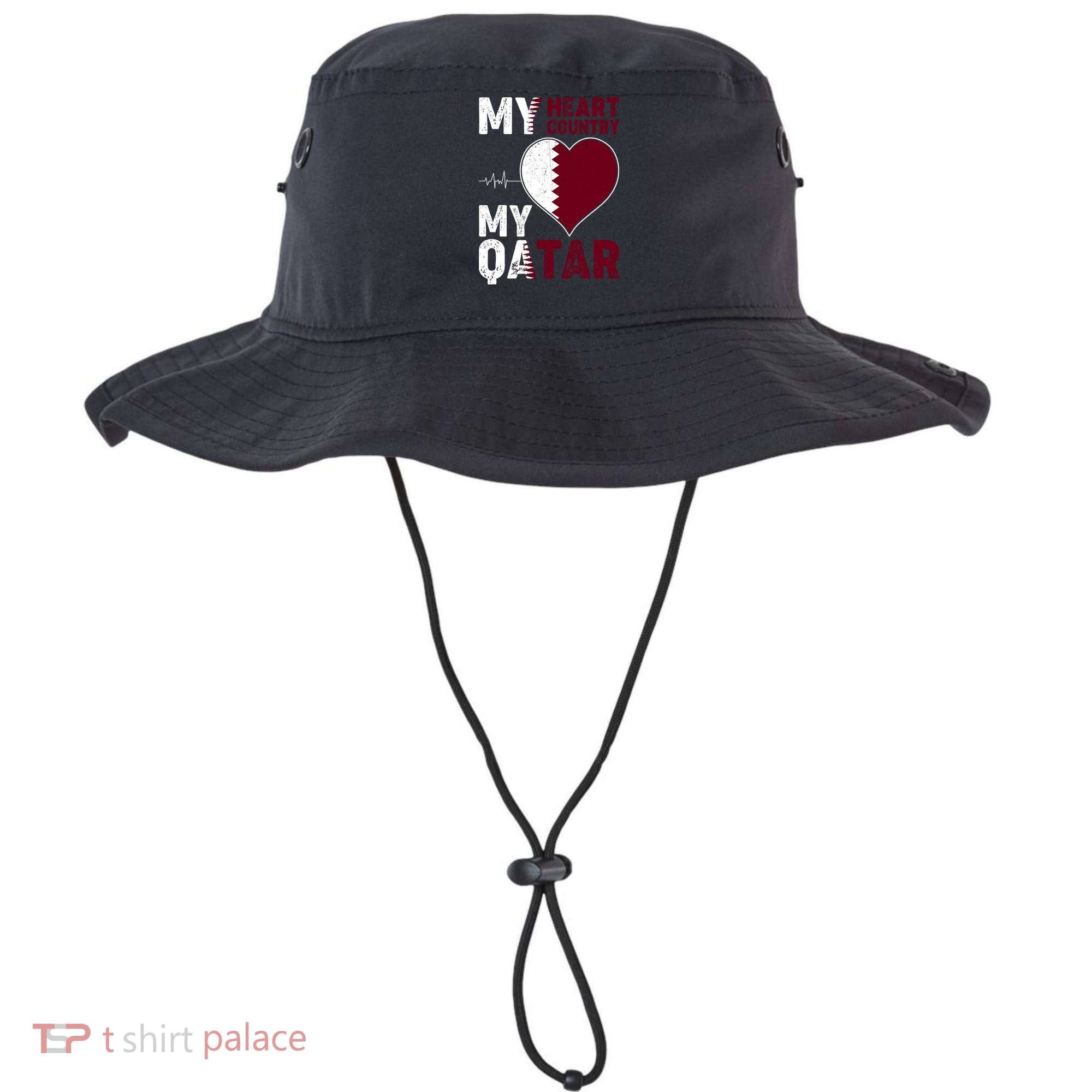 Qatar My Heart My Country Bucket Hat