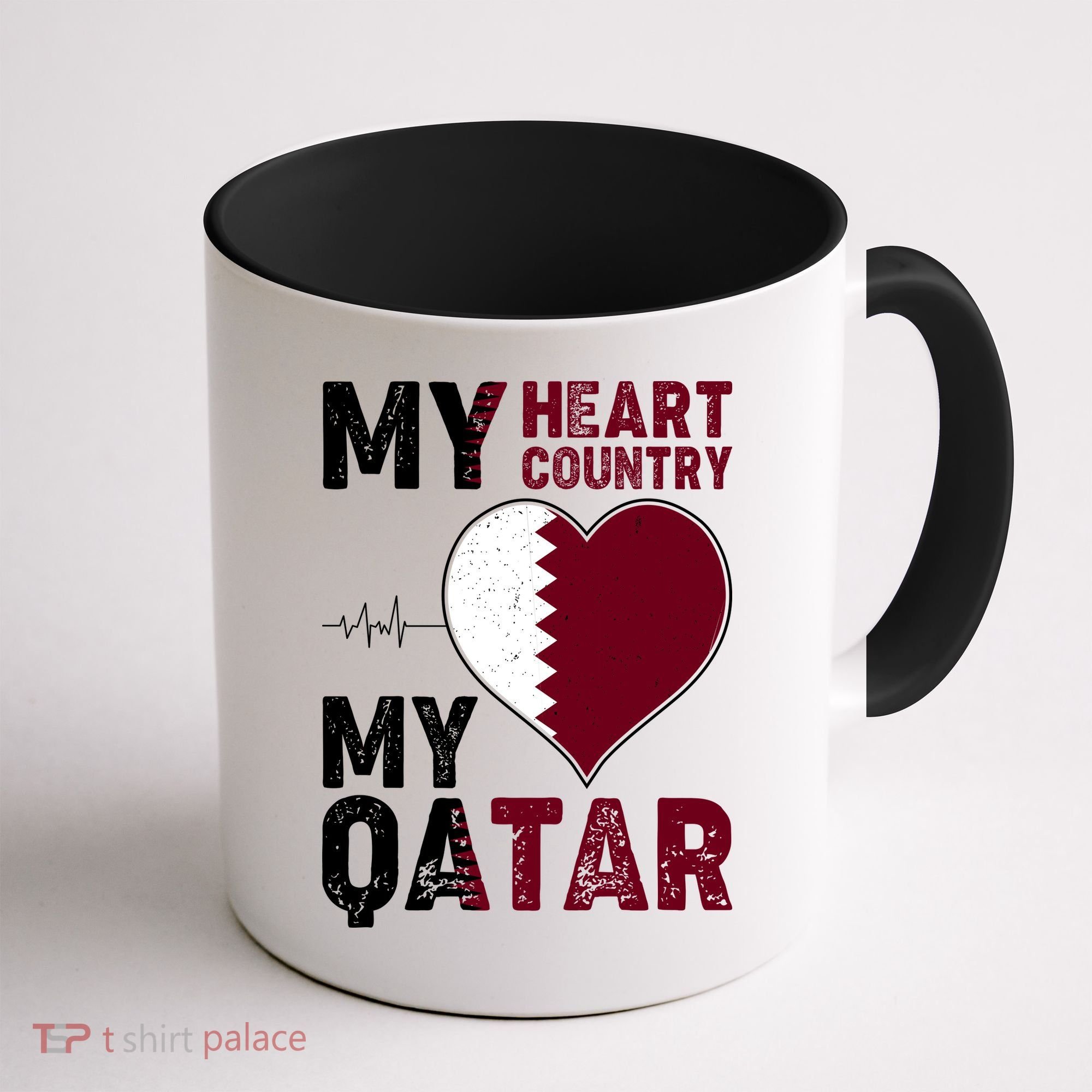 Qatar My Heart My Country Coffee Mug