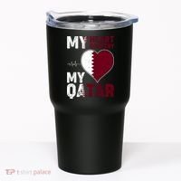 Qatar My Heart My Country Tumbler thumb 0
