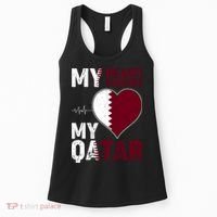 Qatar My Heart My Country Women's Tank Top thumb 0