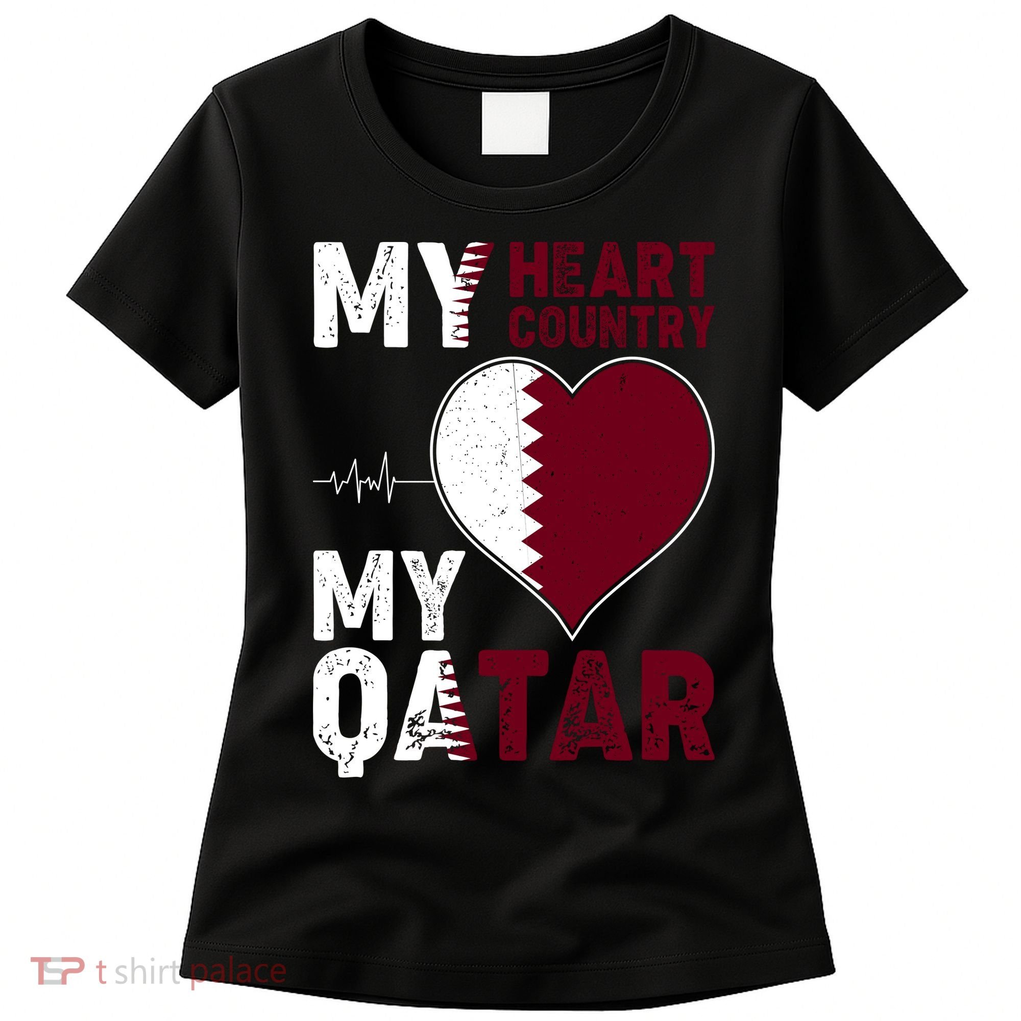 Qatar My Heart My Country Women's T-Shirt