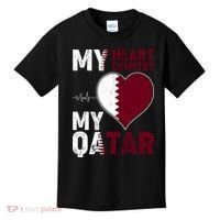 Qatar My Heart My Country Kids T-Shirt thumb 0