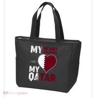 Qatar My Heart My Country Tote Bag thumb 3