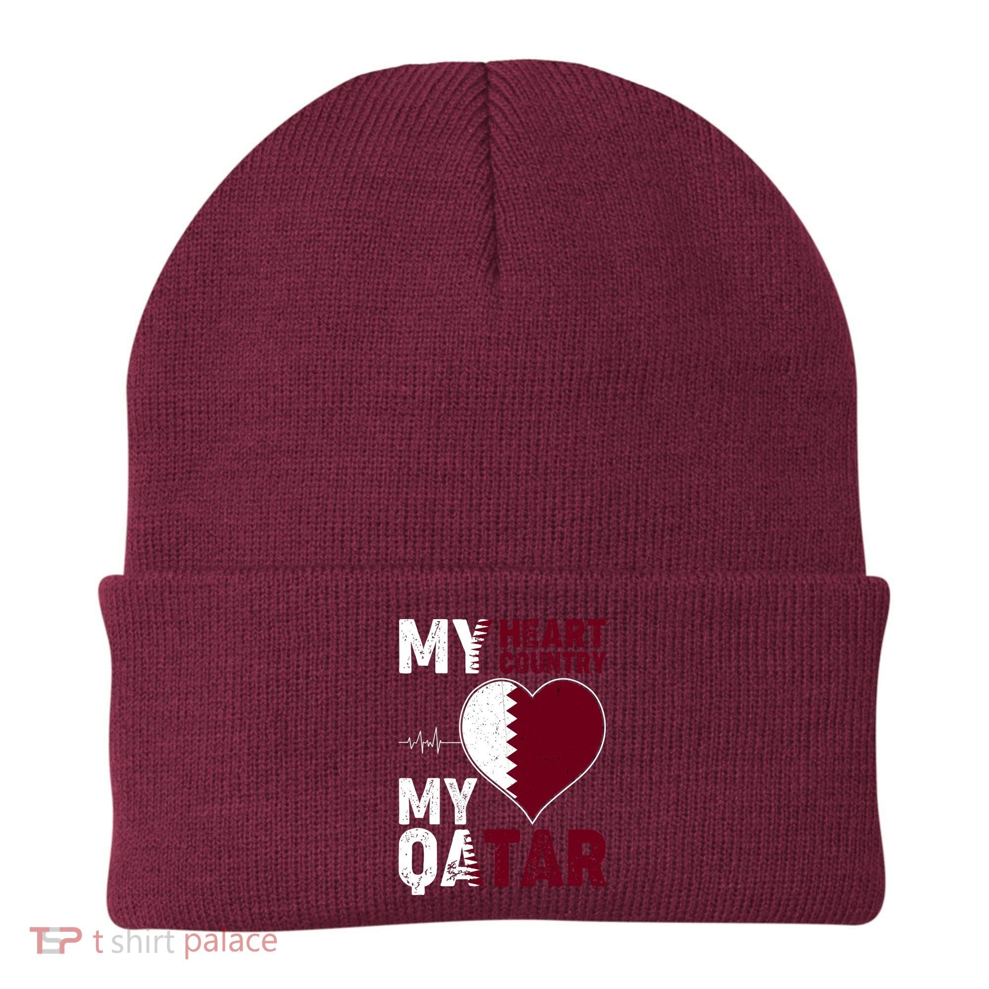 Qatar My Heart My Country Beanie