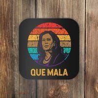Que Mala Harris Retro Sunset Border Crisis Political Coaster thumb 0
