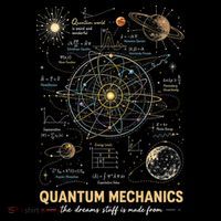 Quantum Mechanics Inspired Cosmic Space Science Doggie Tank thumb 4