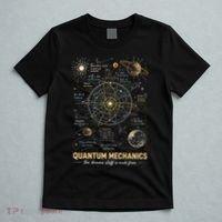 Quantum Mechanics Inspired Cosmic Space Science T-Shirt thumb 5