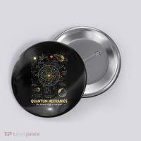 Quantum Mechanics Inspired Cosmic Space Science Button thumb 0