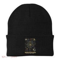Quantum Mechanics Inspired Cosmic Space Science Beanie thumb 0