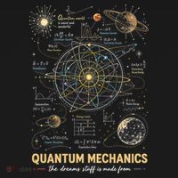 Quantum Mechanics Inspired Cosmic Space Science Coaster thumb 2