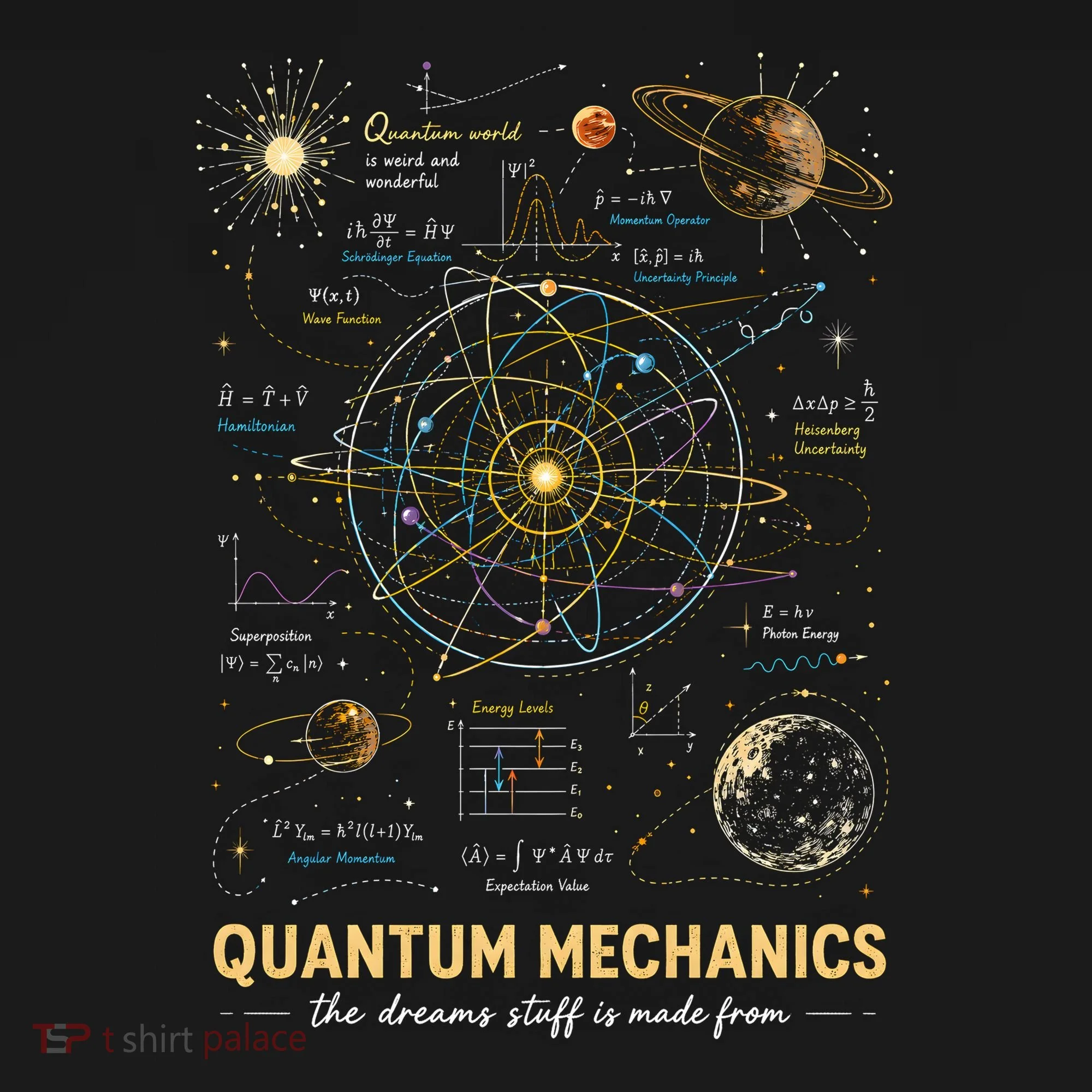 Quantum Mechanics Inspired Cosmic Space Science Coaster