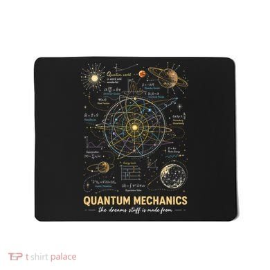 Quantum Mechanics Inspired Cosmic Space Science Mousepad