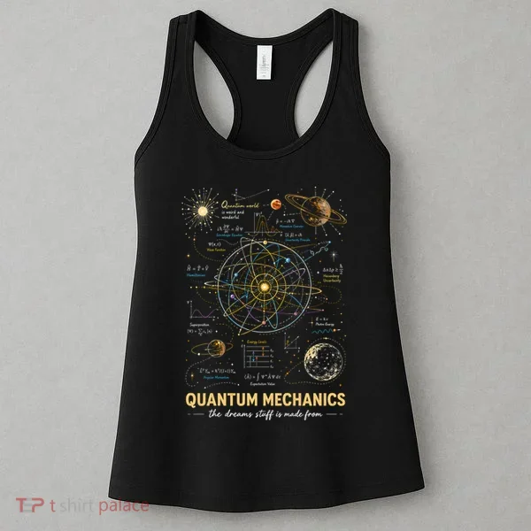 Quantum Mechanics Inspired Cosmic Space Science Women's Tank Top