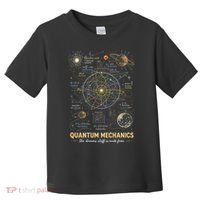 Quantum Mechanics Inspired Cosmic Space Science Toddler T-Shirt thumb 0