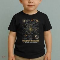 Quantum Mechanics Inspired Cosmic Space Science Toddler T-Shirt thumb 2