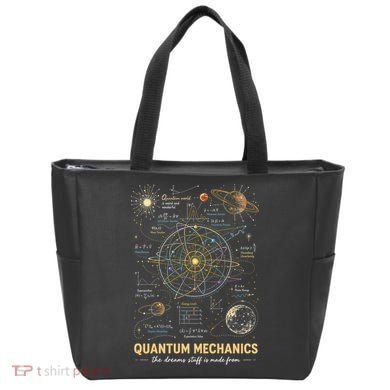 Quantum Mechanics Inspired Cosmic Space Science Tote Bag