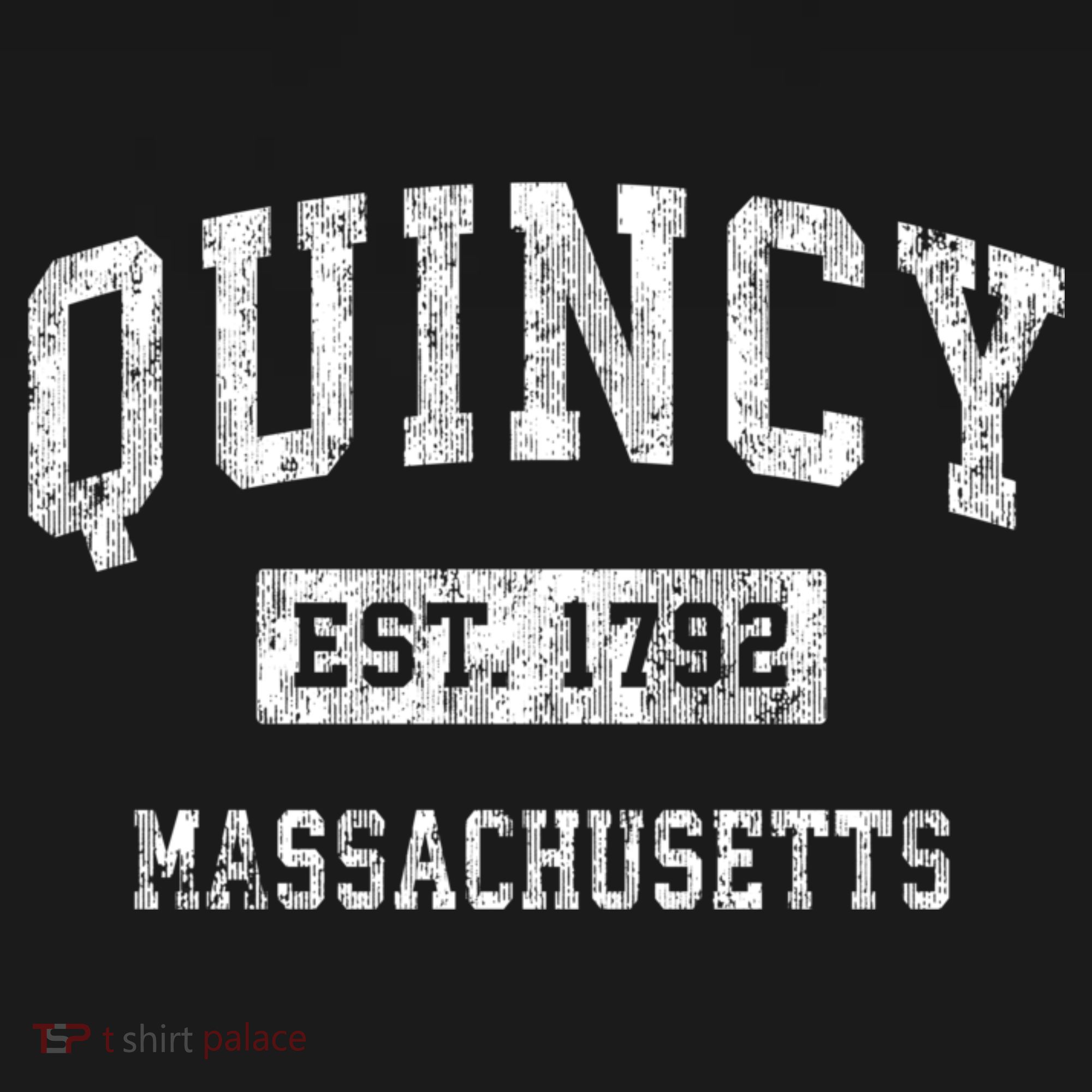 Quincy Massachusetts Ma Vintage Sports T-Shirt