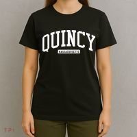 Quincy Massachusetts Ma College Style T-Shirt thumb 4