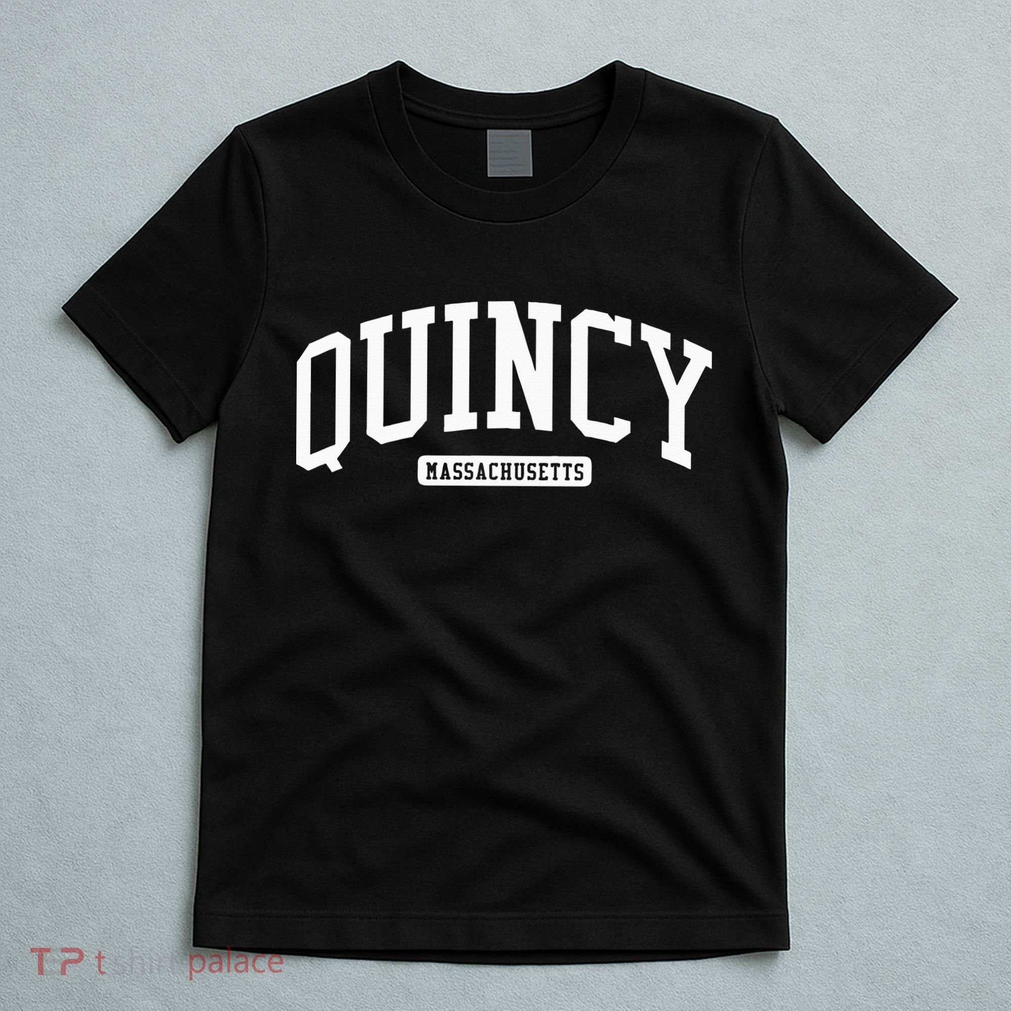 Quincy Massachusetts Ma College Style T-Shirt
