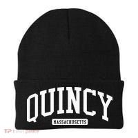 Quincy Massachusetts Ma College Style Beanie thumb 0