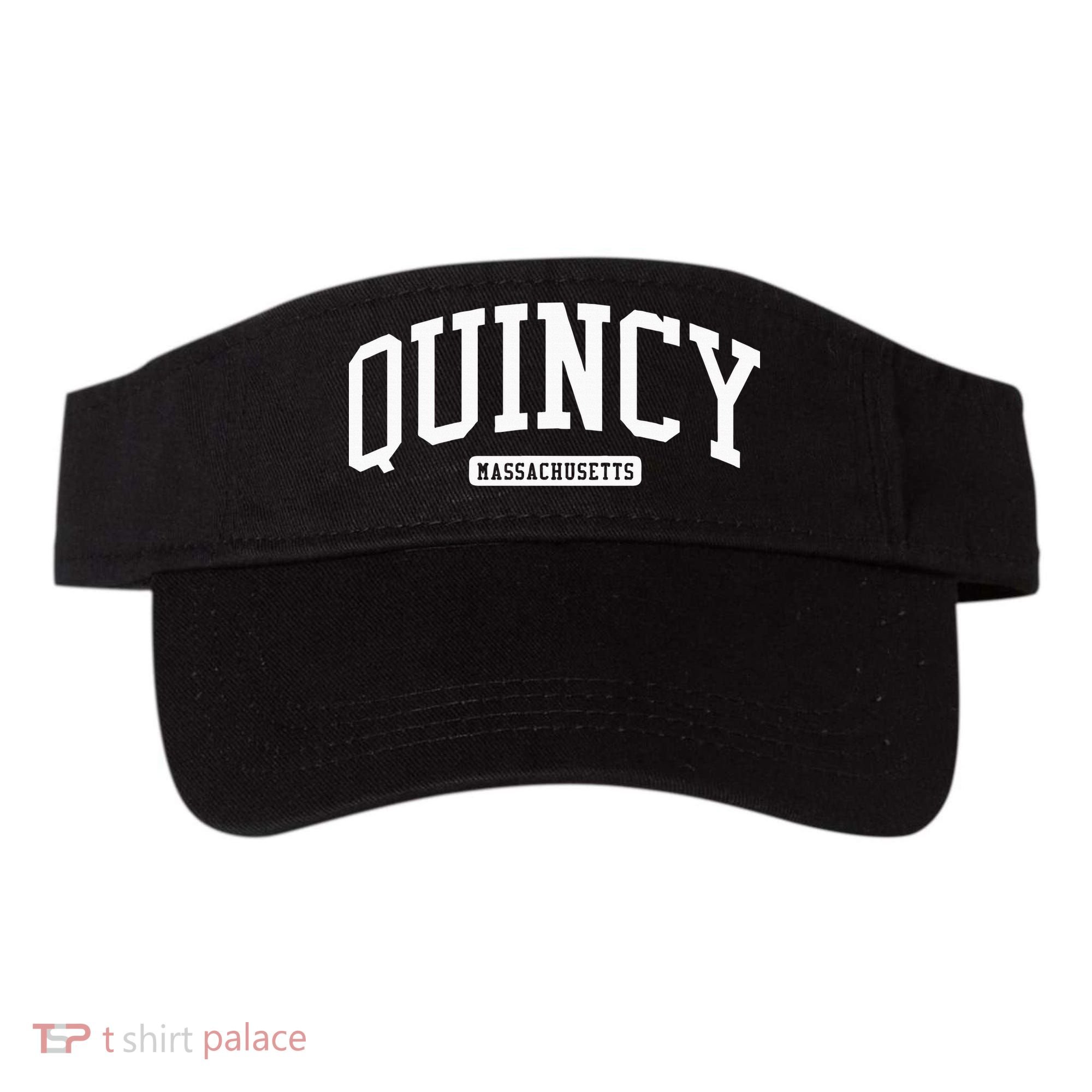 Quincy Massachusetts Ma College Style Visor