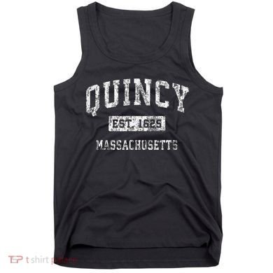 Quincy Massachusetts Ma Vintage Established Tank Top