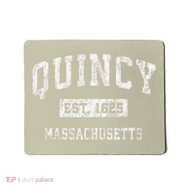 Quincy Massachusetts Ma Vintage Established Mousepad