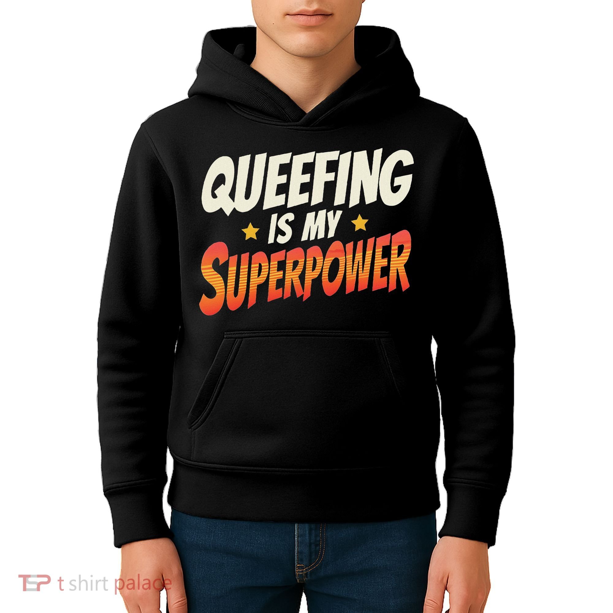 QueefingS My Superpower Queefed Embarrassing Raunchy Humor Kids Hoodie