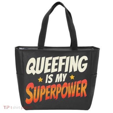 QueefingS My Superpower Queefed Embarrassing Raunchy Humor Tote Bag