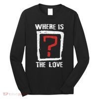 Question Mark Where Is The Love Long Sleeve Shirt thumb 0