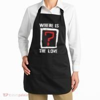 Question Mark Where Is The Love Apron thumb 2
