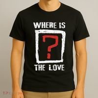 Question Mark Where Is The Love T-Shirt thumb 3