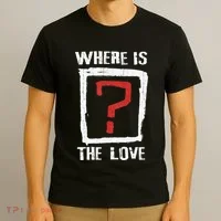 Question Mark Where Is The Love T-Shirt thumb 3