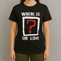 Question Mark Where Is The Love T-Shirt thumb 4
