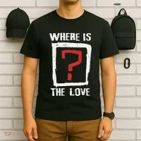 Question Mark Where Is The Love T-Shirt thumb 6