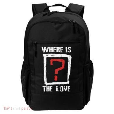 Question Mark Where Is The Love Backpack