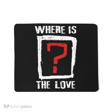 Question Mark Where Is The Love Mousepad