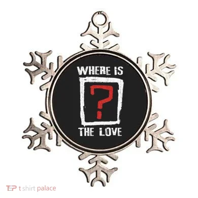 Question Mark Where Is The Love Ornament