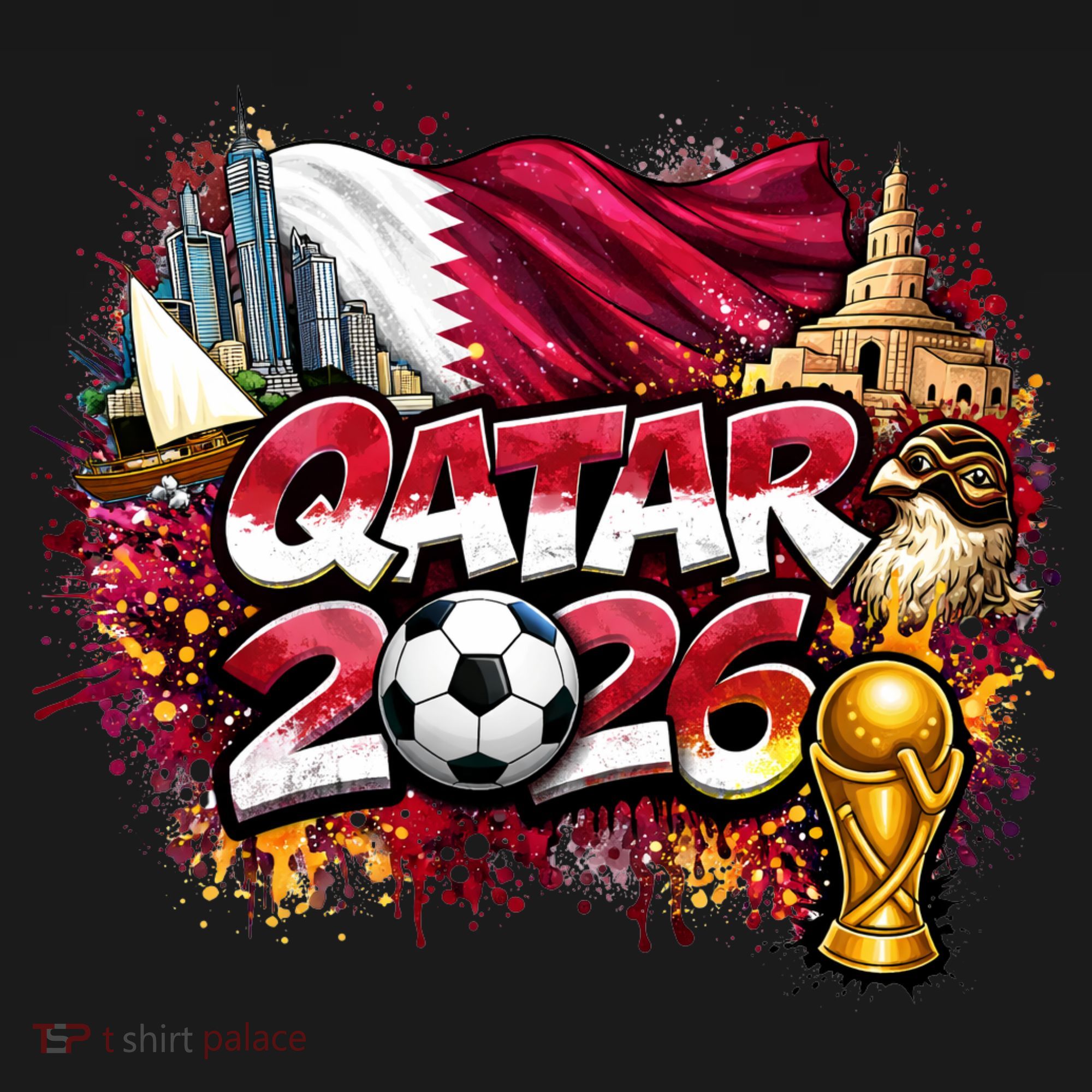 QATAR North America Soccer Tournament 2026 Women's Hoodie
